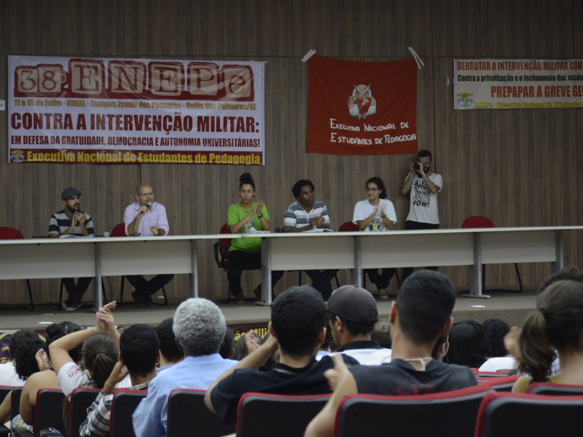 38º ENEPe – Contra a intervenção militar de Temer: Em defesa da gratuidade, democracia e autonomia universitárias!