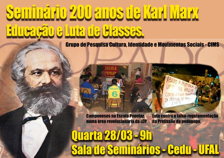 Seminário 200 anos de Marx - UFAL