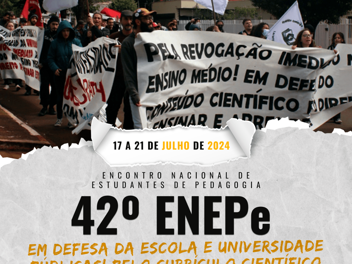 Carta convite para o 42º ENEPe!
